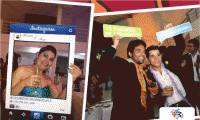 Elas serão a sensação da sua festa! Placa Instagram ou Facebook + 08 Plaquinhas Divertidas, de R$ 150,00 por R$ 69,90.