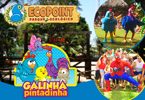 Show da Galinha Pintadinha + Show do Homem Aranha + Passaporte para o Ecopoint