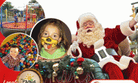 Proporcione um momento mágico e divertido para o seu filho! Chegada do Papai Noel dia 14/12 no Parque Del Sol + Passaporte para todos os brinquedos + Pintura Facial + Pintura no Gesso + Recreação, por apenas R$ 19,90.
