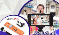 Pra você sair bem na foto! Bastão Selfie MONOPOD c/ Controle Remoto Bluetooth, para celular e máquina fotográfica, de R$150 por R$75. Retirada imediata nas 03 lojas ou entrega em toda Fortaleza!