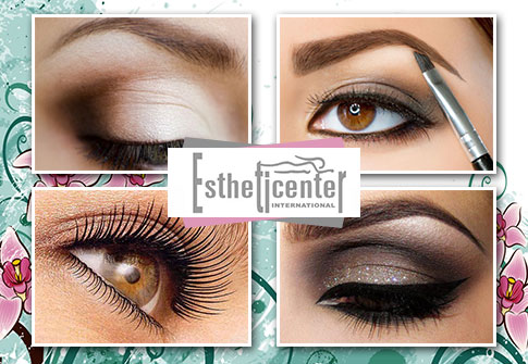 Design de sobrancelhas + Aplicação de Henna + Coloração de cílios, na renomada Estheticenter