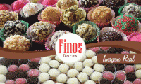 Para adocicar a sua festa! 100 Docinhos tradicionais ou 100 Brigadeiros gourmet personalizados, a partir de R$ 21,90.