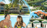 Aquaville, um dos melhores Resorts do nosso Ceará! Hospedagem para Casal + Café da Manhã + 01 Criança de até 5 anos grátis, a partir de R$169. Opções na semana e final de semana!
