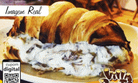 Lanchinho delicioso a dois no Villa Root's! 02 Croissaint Recheados OU 02 Batatas Recheadas, 04 sabores a sua escolha, de R$ 28,00 por R$ 16,90.