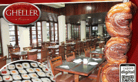 Churrascaria Gheller, a mais tradicional da cidade! Rodízio de Carnes + Buffet Liberado com Sushis, Massas, Pratos Quentes e Saladas, por apenas R$ 25,90. Válido para almoço ou jantar de domingo a domingo!