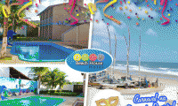 Que tal um Carnaval na praia do Presídio, pertinho de Fortaleza! 02 diárias para 02 pessoas + Café da Manhã + Criança de até 7 anos grátis, no excelente Beach House Hotel, a partir de R$ 360,00.