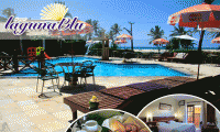 Espetacular hotel de frente pro mar na Prainha! 01 ou 02 Diárias para 02 pessoas + Café da Manhã + Criança de até 6 anos GRÁTIS, no Laguna Blu, a partir de R$ 147,00.