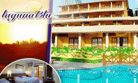 Espetacular hotel de frente pro mar em Aquiraz! 01 ou 02 Diárias para 02 pessoas + Café da Manhã + Criança de até 6 anos GRÁTIS, no Laguna Blu, a partir de R$ 198,00. Válido de agosto a dezembro!