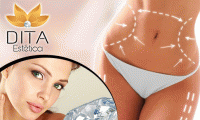 Tratamento facial ou corporal pra você ficar linda! Higienização + Peeling de Diamante + Máscara de Ouro OU Drenagem linfática (10 sessões), a partir de R$ 24,90. Tudo que a mulherada queria!