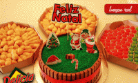 Seu natal mais saboroso e lindo! Kit Festa Natalino: Torta Natalina KitKat (original Nestlé) para 30 pessoas + 200 Salgados + 100 docinhos natalinos, de R$ 260 por R$ 129,90. Cupons limitados, garanta logo o seu natal!