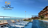 Espetacular Resort em Uruaú, um verdadeiro paraíso de frente pro mar! 01 ou 02 Diárias p/ Casal em Apartamento Mobiliado + Criança até 6 anos grátis no Dream Away Uruaú Beach Residences, a partir de R$ 266,00! Válido de domingo a domingo!