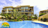Condomínio de luxo no Porto das Dunas! 01 ou 02 diárias para até 05 pessoas em apartamento de luxo mobiliado (adulto ou criança) no Palm Beach Aquiraz, a partir de R$299.