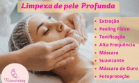Limpeza de pele, um dos tratamentos mais solicitados nas clínicas de estética! Limpeza de pele + Extração + Peeling Físico + Tonificação + Alta Frequência + Máscara Suavizante + Máscara de Ouro + Fotoproteção, na Clínica Reinventary, de R$120 por 69.99